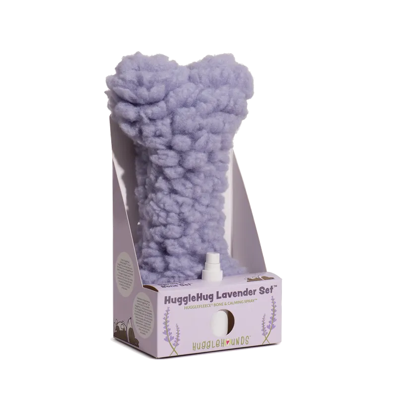 Huggle Hounds HuggleHug™ Lavender Bone and Calming Spray Set