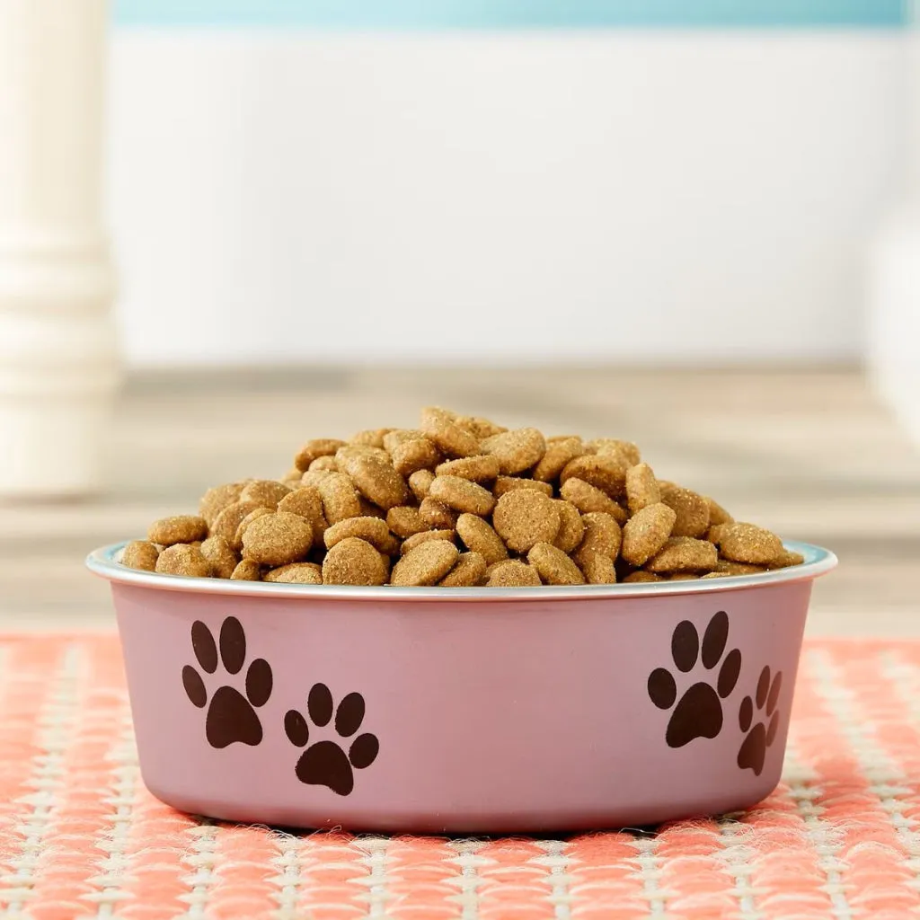 Loving Pets Metallic Grape Non-Skid Stainless Steel Pet Bowl